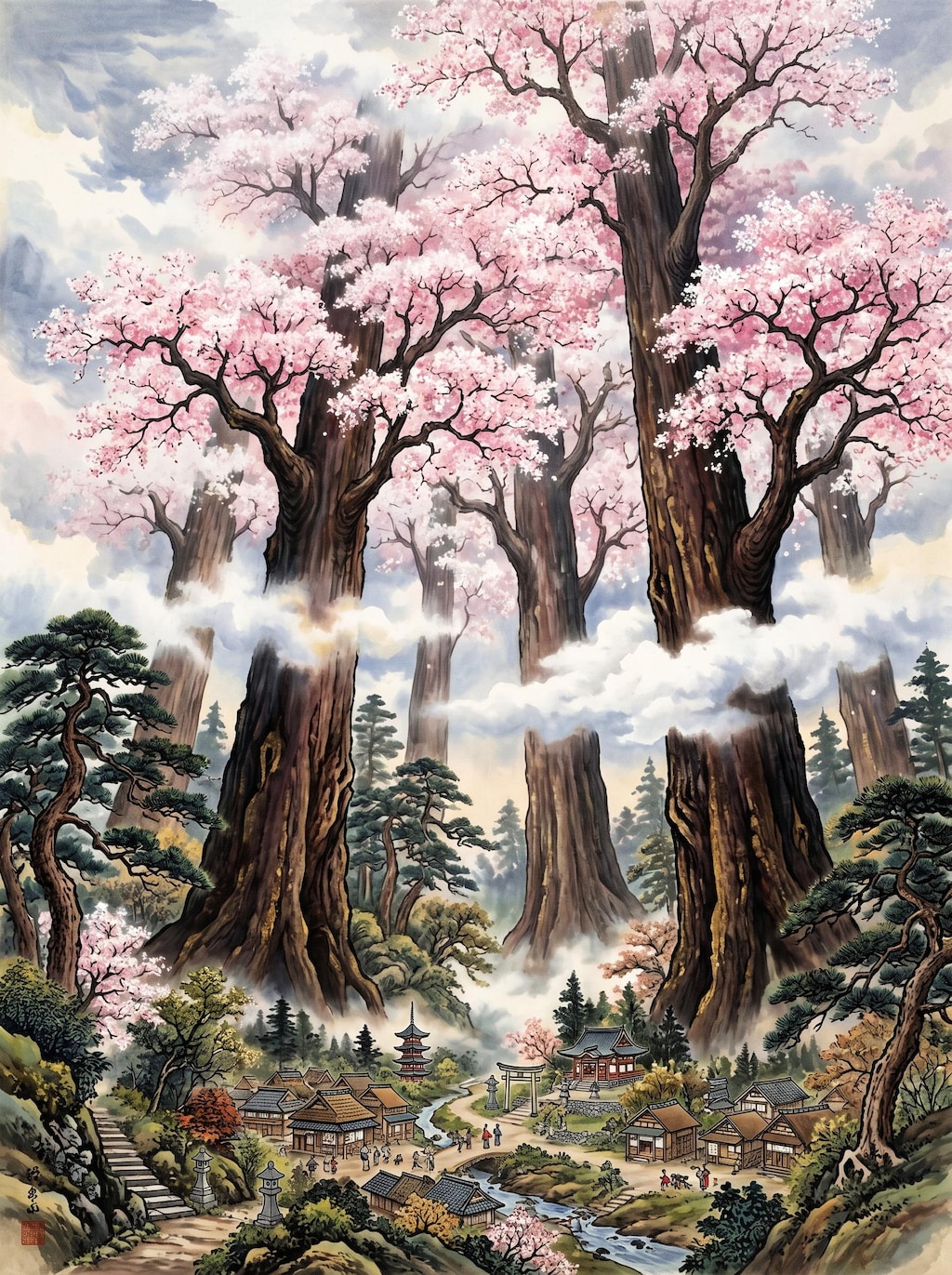 千年桜の里