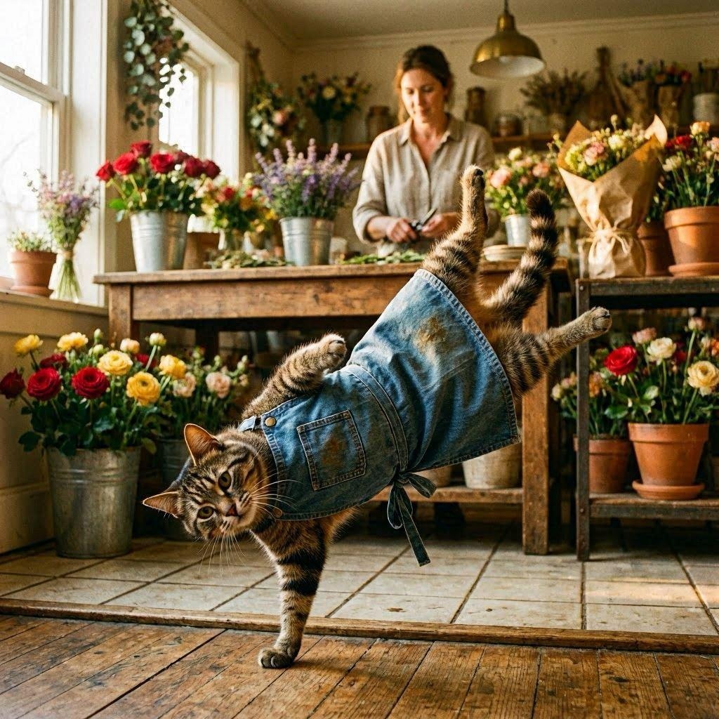 花屋の猫