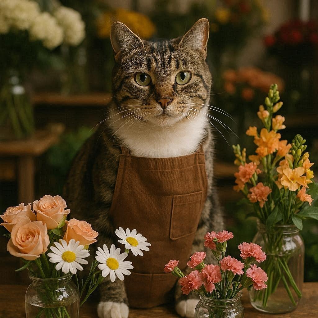 花屋の猫