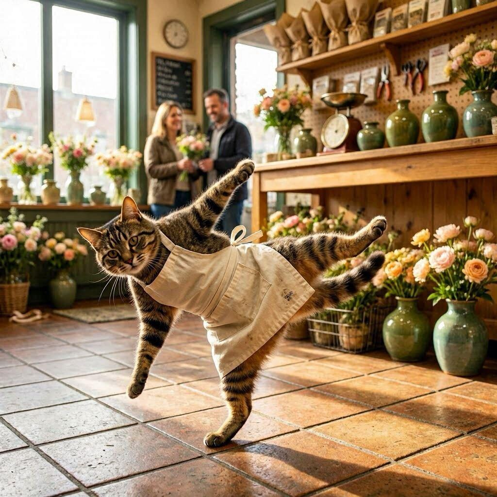 花屋の猫