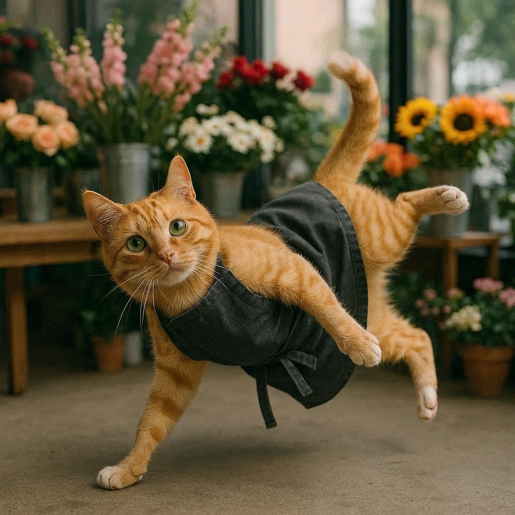 花屋の猫