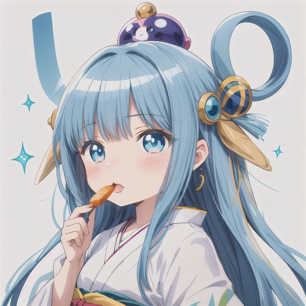 黒髪ロングのミニキャラ２６