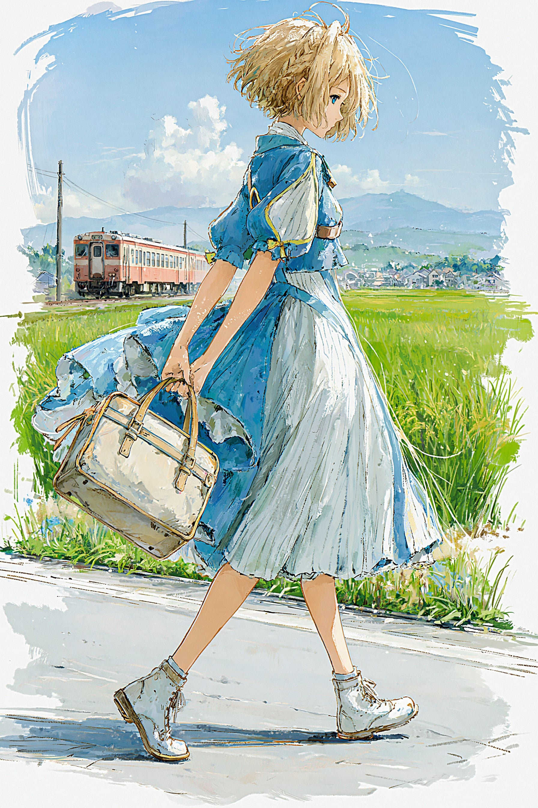 ちょっと物憂げな朝 | の人気AIイラスト・グラビア