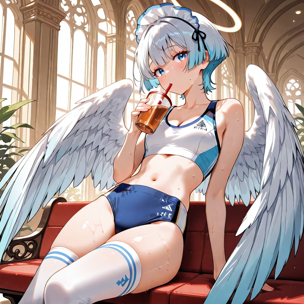 麦茶で休憩！