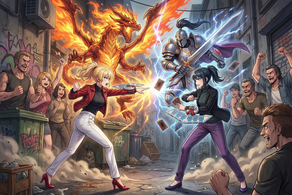 路地裏の闇ファイト