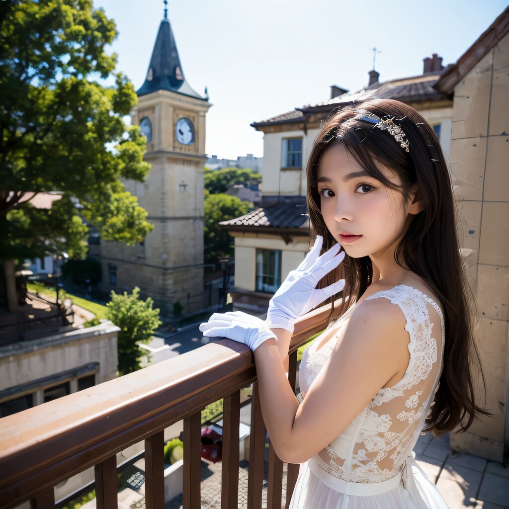 黒髪ロングのプリンセス