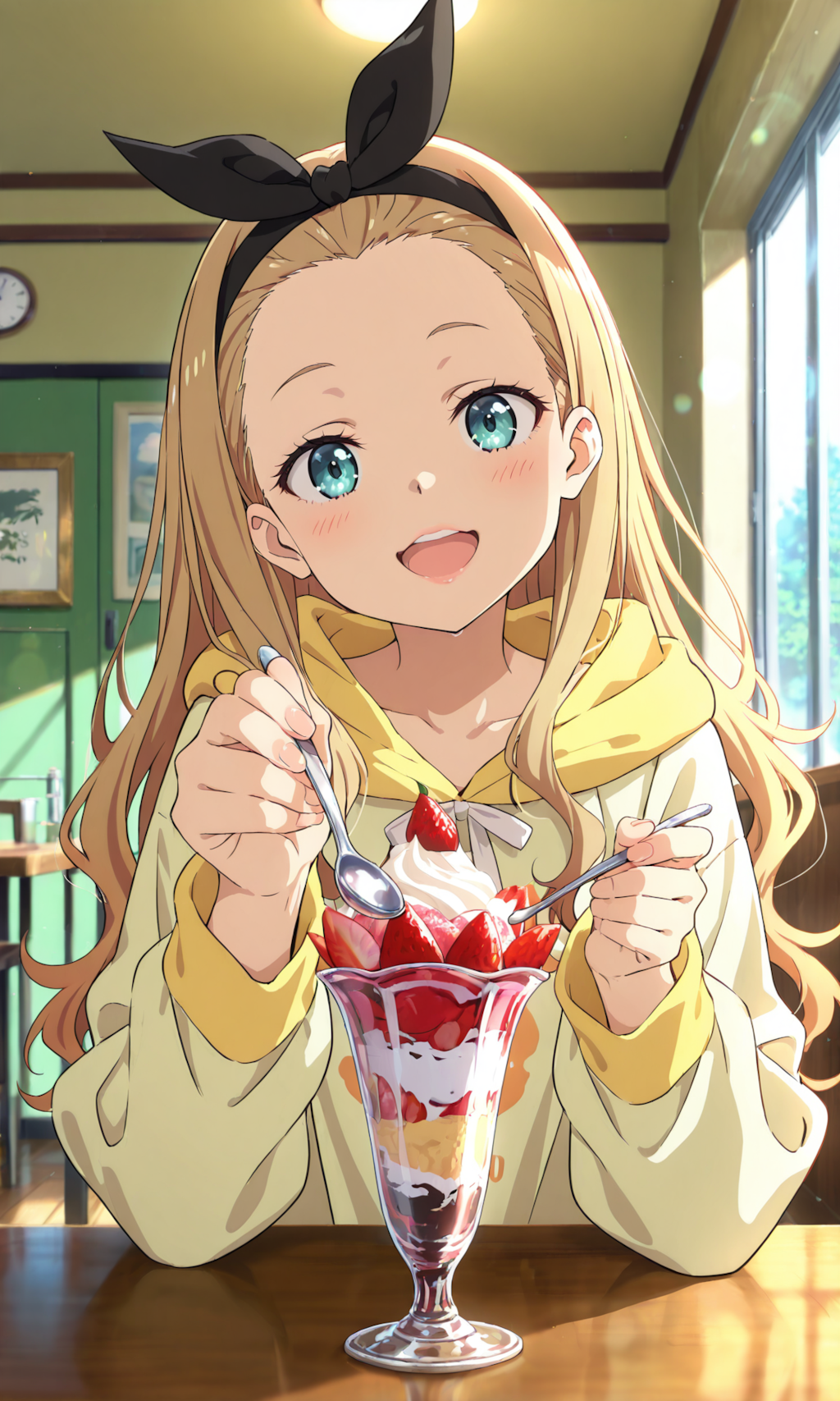 はい、あーーん　（一応）