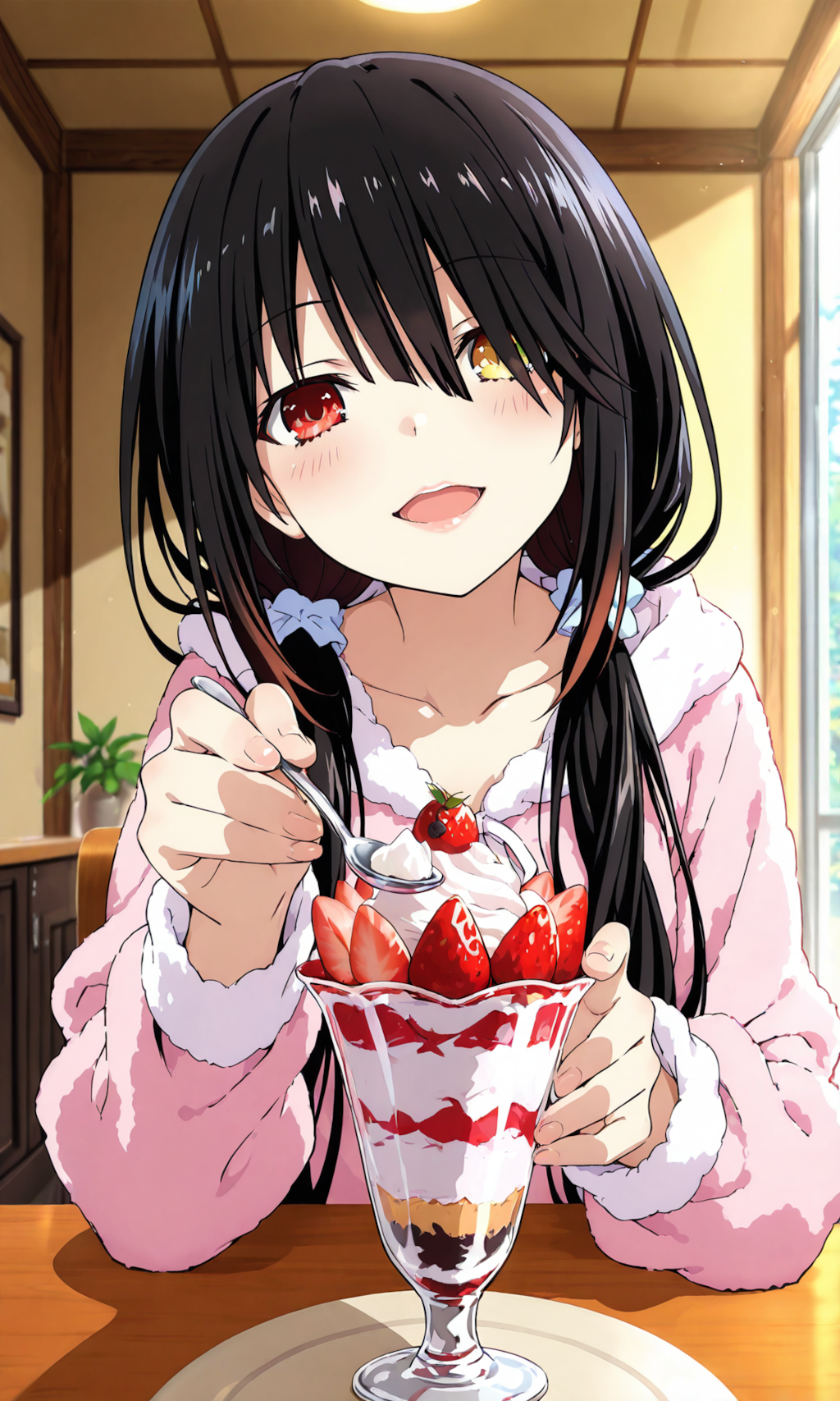 はい、あーーん　（一応）