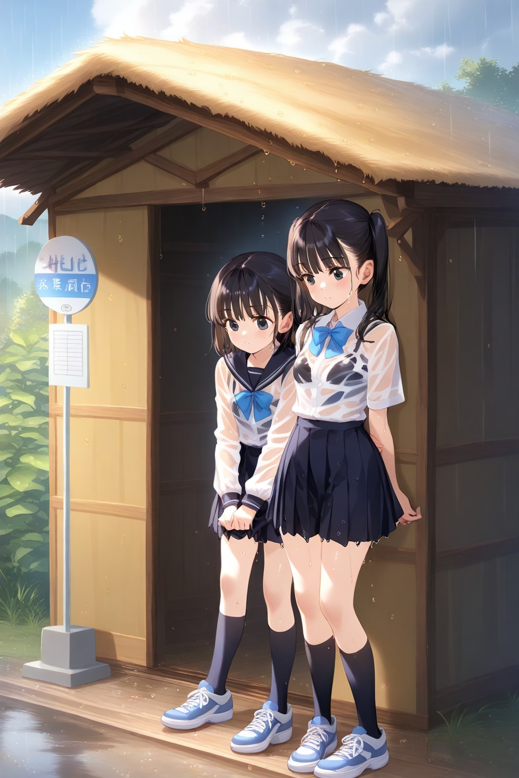 雨宿り