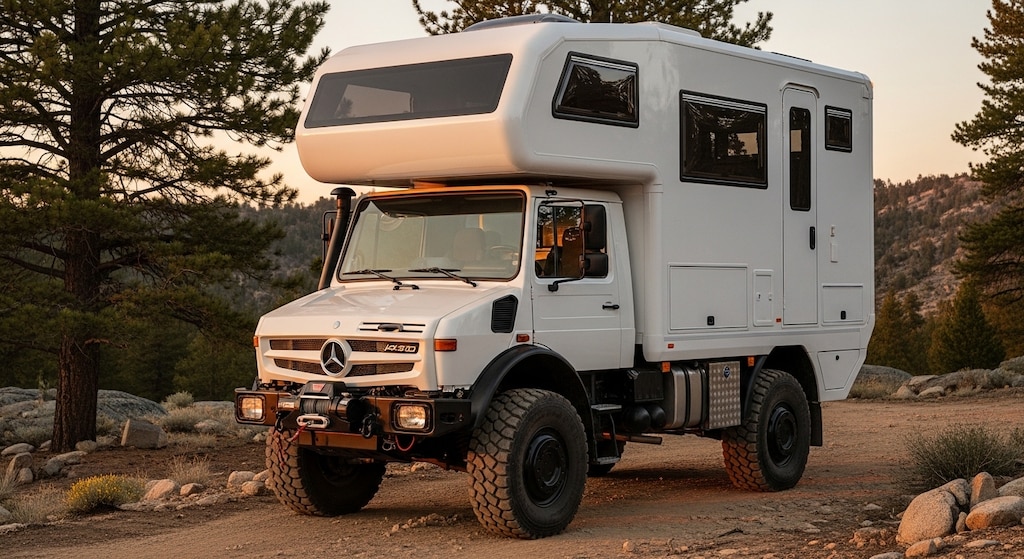 ベンツウニモグキャンピングカー