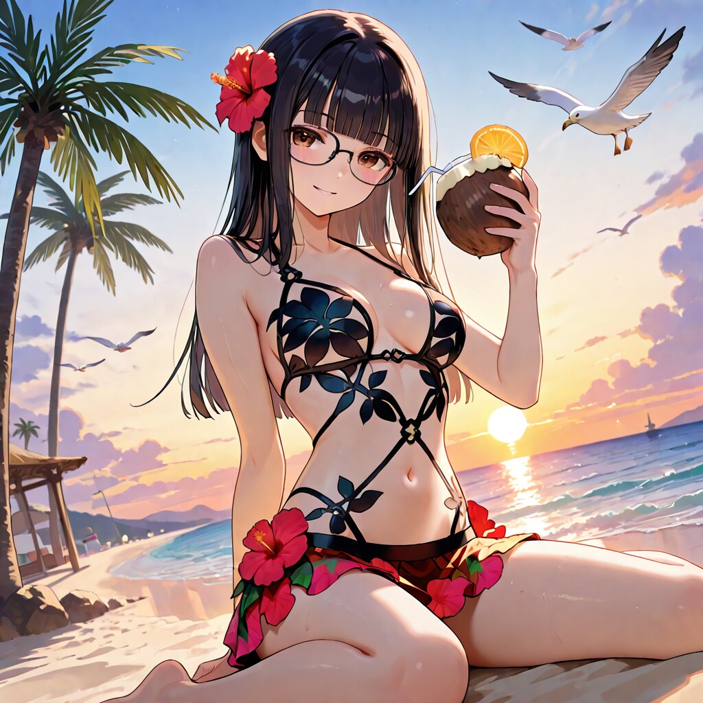ハイビスカスは水着も不向き？