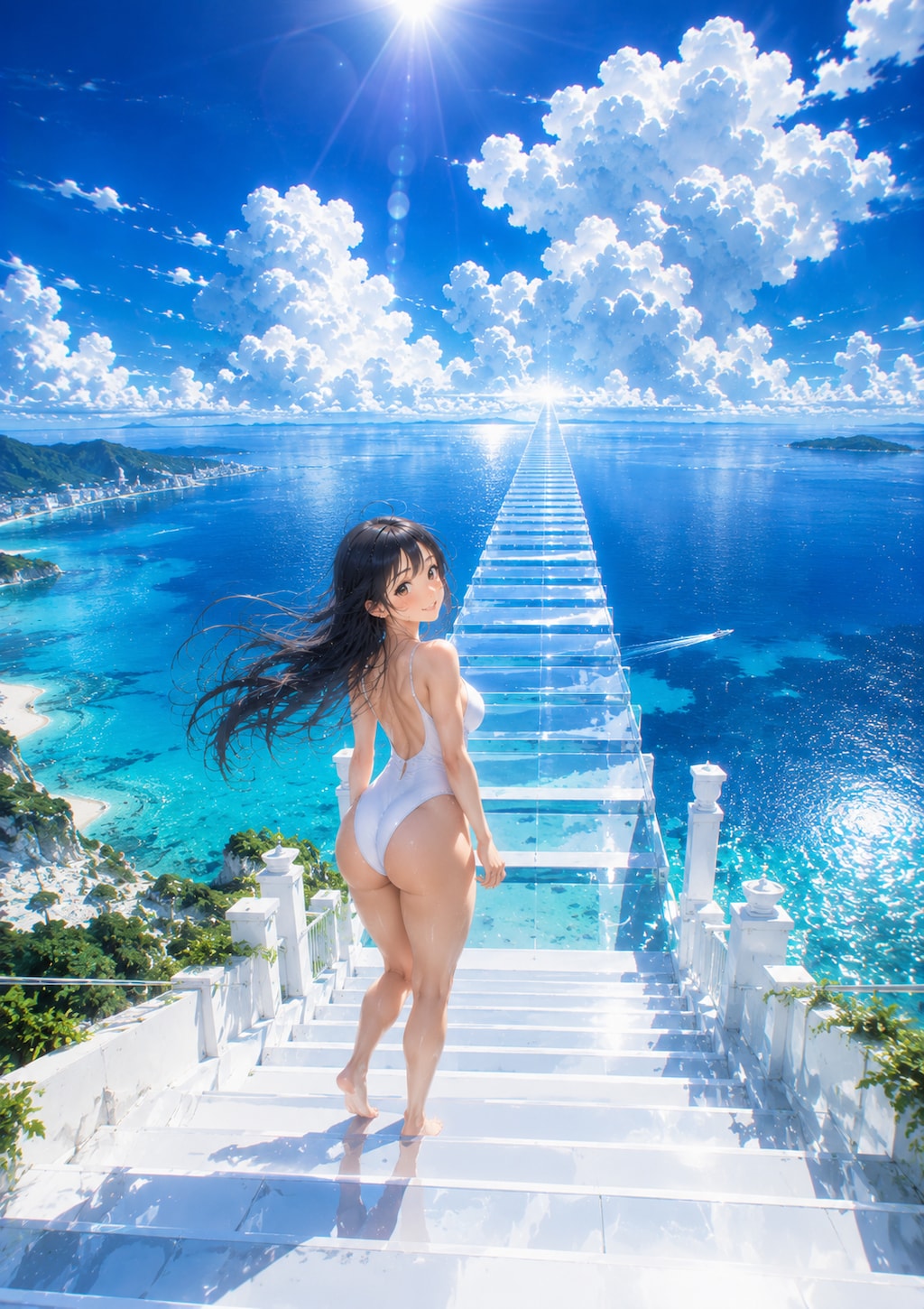 夏に続く道