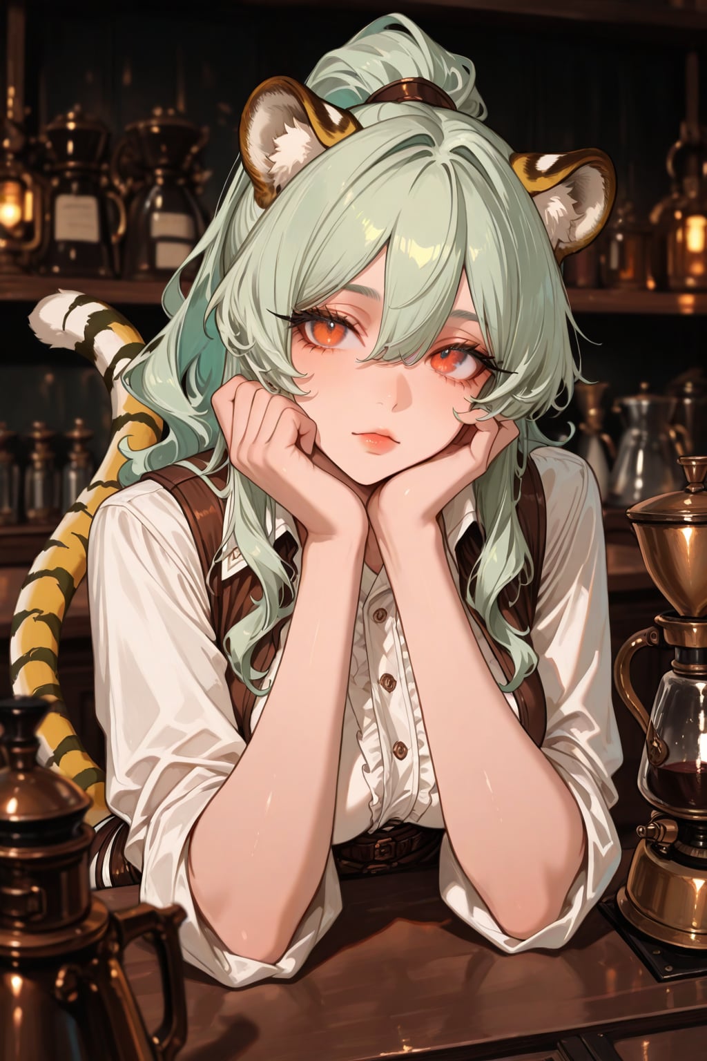 スチームパンク風カフェ