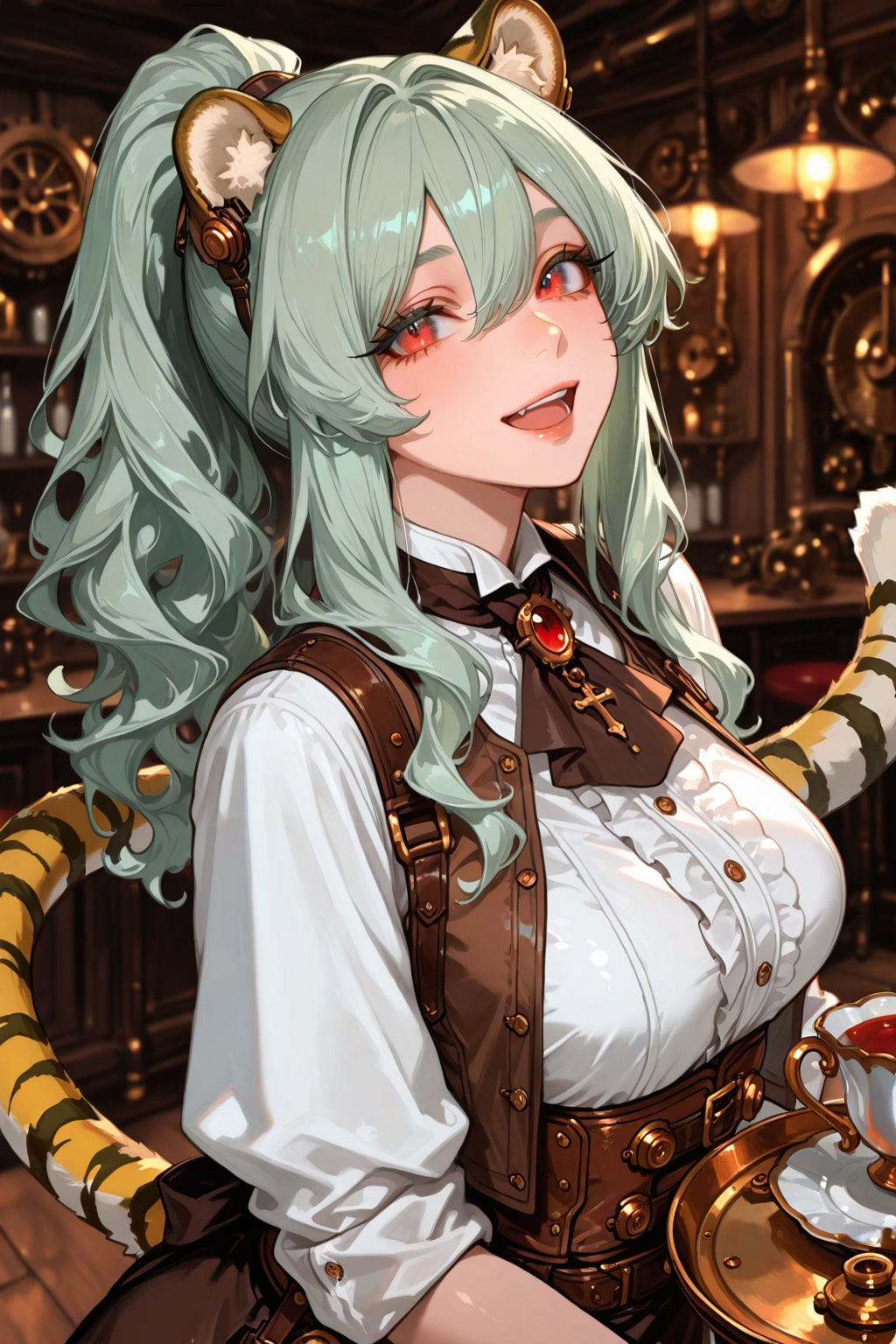 スチームパンク風カフェ