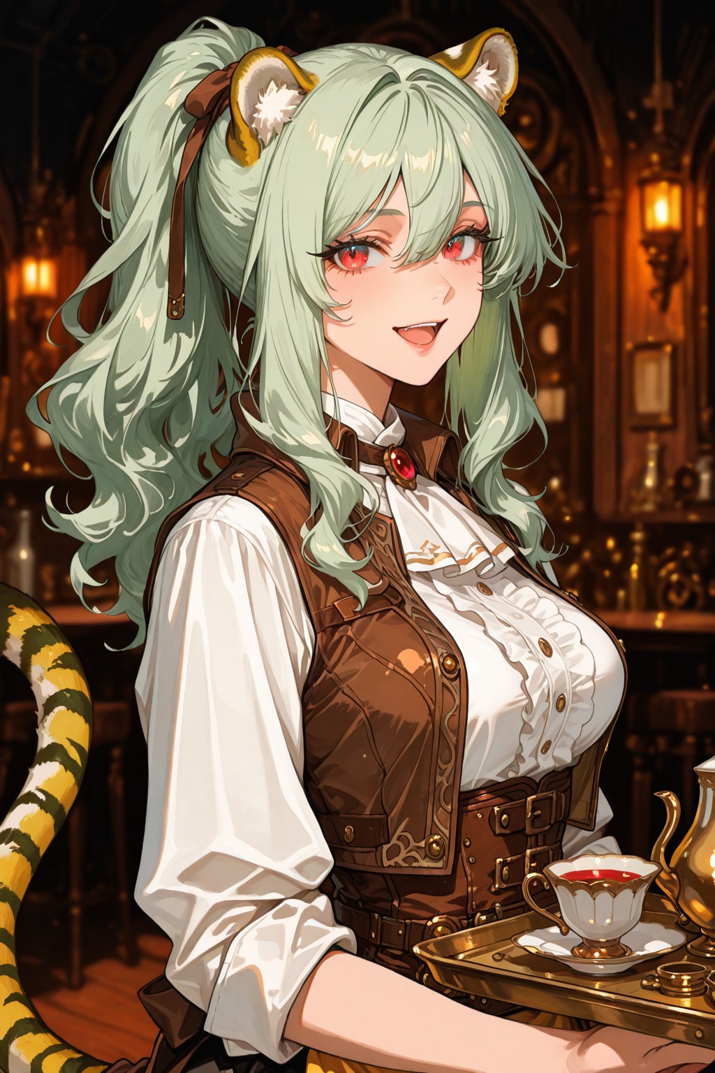 スチームパンク風カフェ