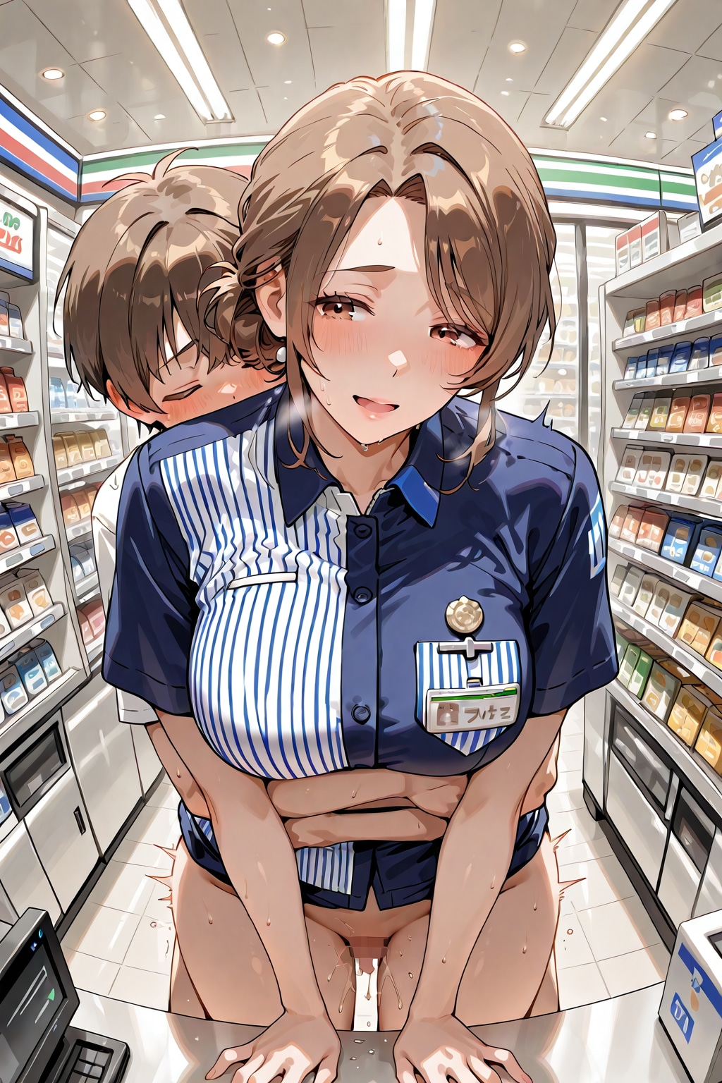 人妻お姉さん　コンビニ6