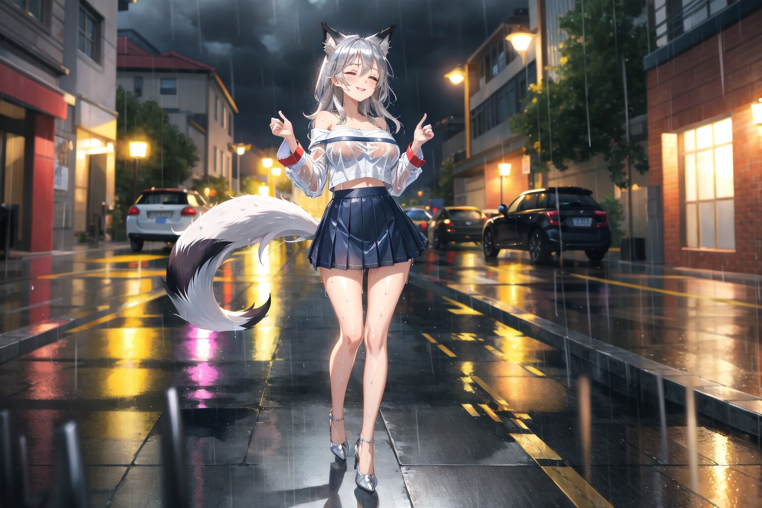 雨の夜にダンス