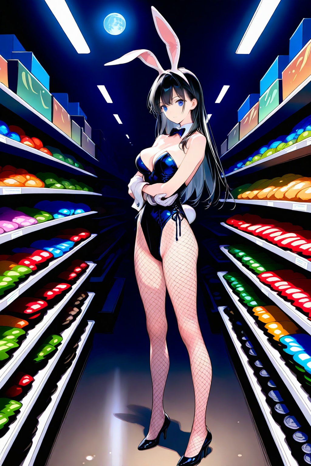 スーパーマーケットのバニー葵さん