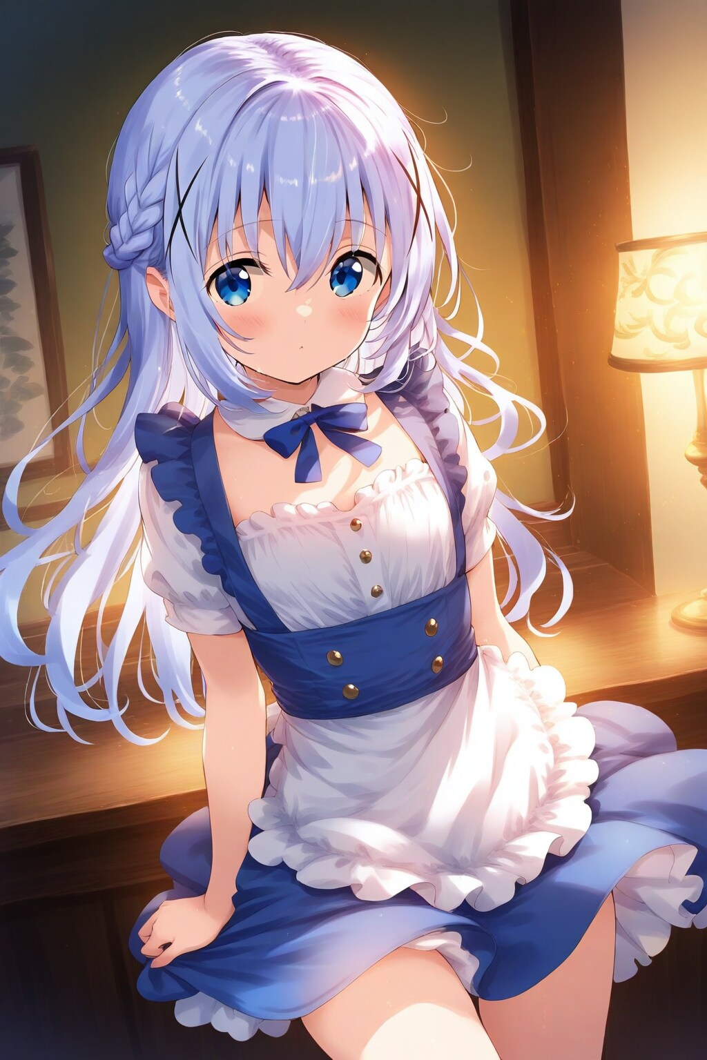 すまし顔のチノちゃん