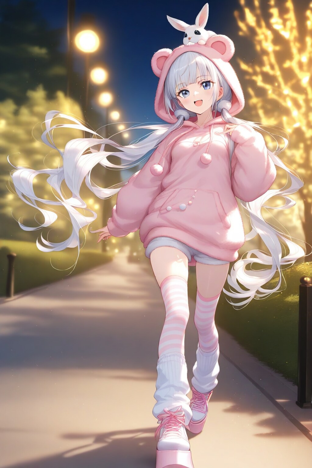 WAVEでくまみみパーカーうさこさん