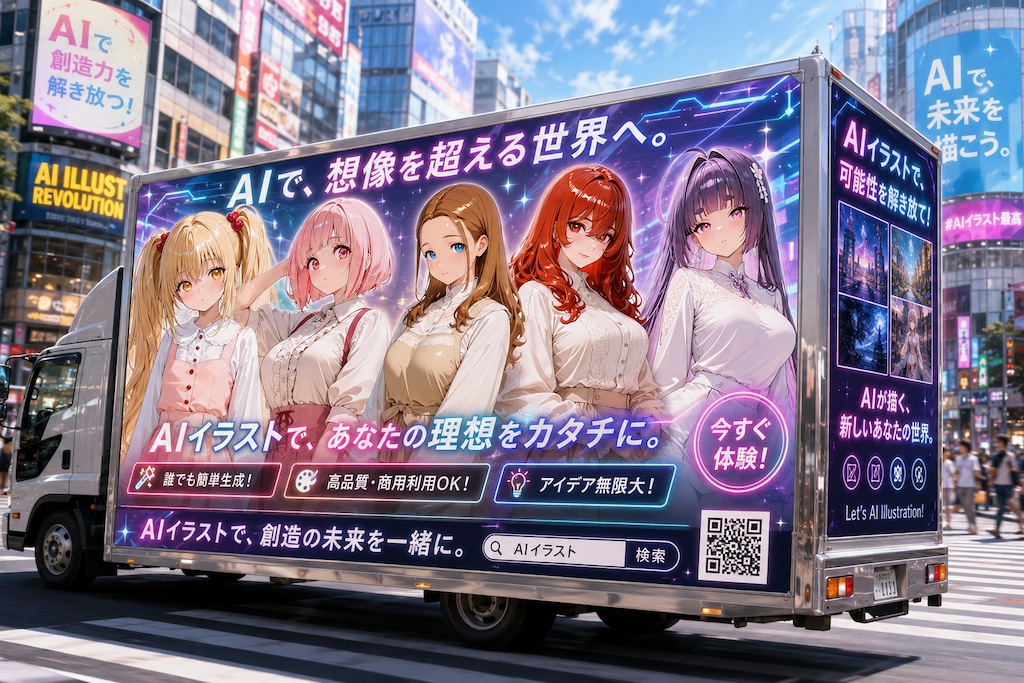 AIイラスト推しのアドトラック