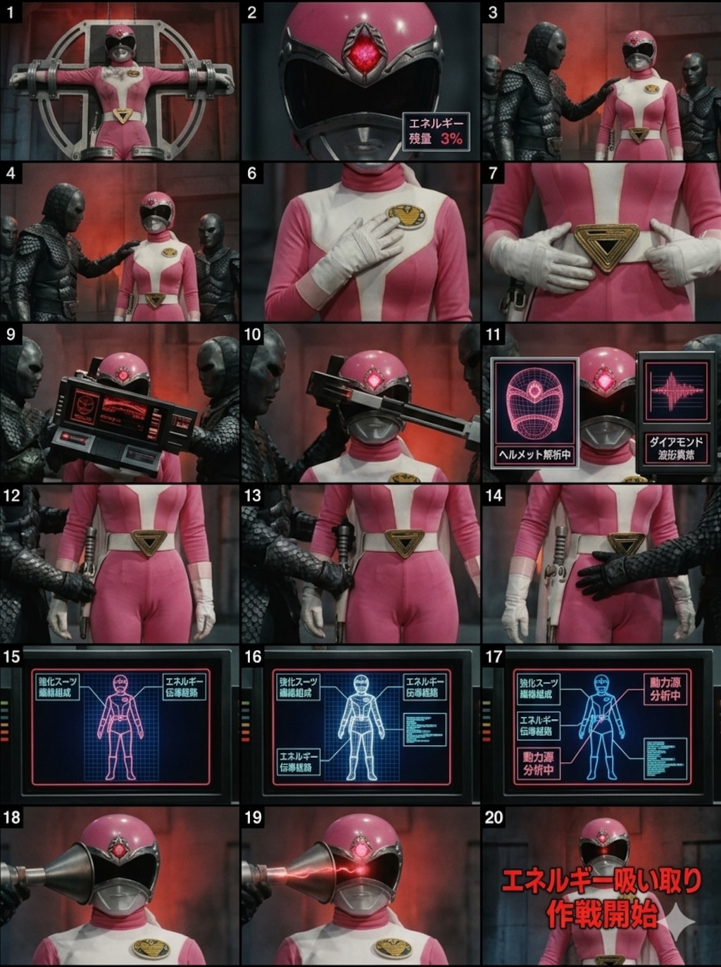 大ピンチのピンク