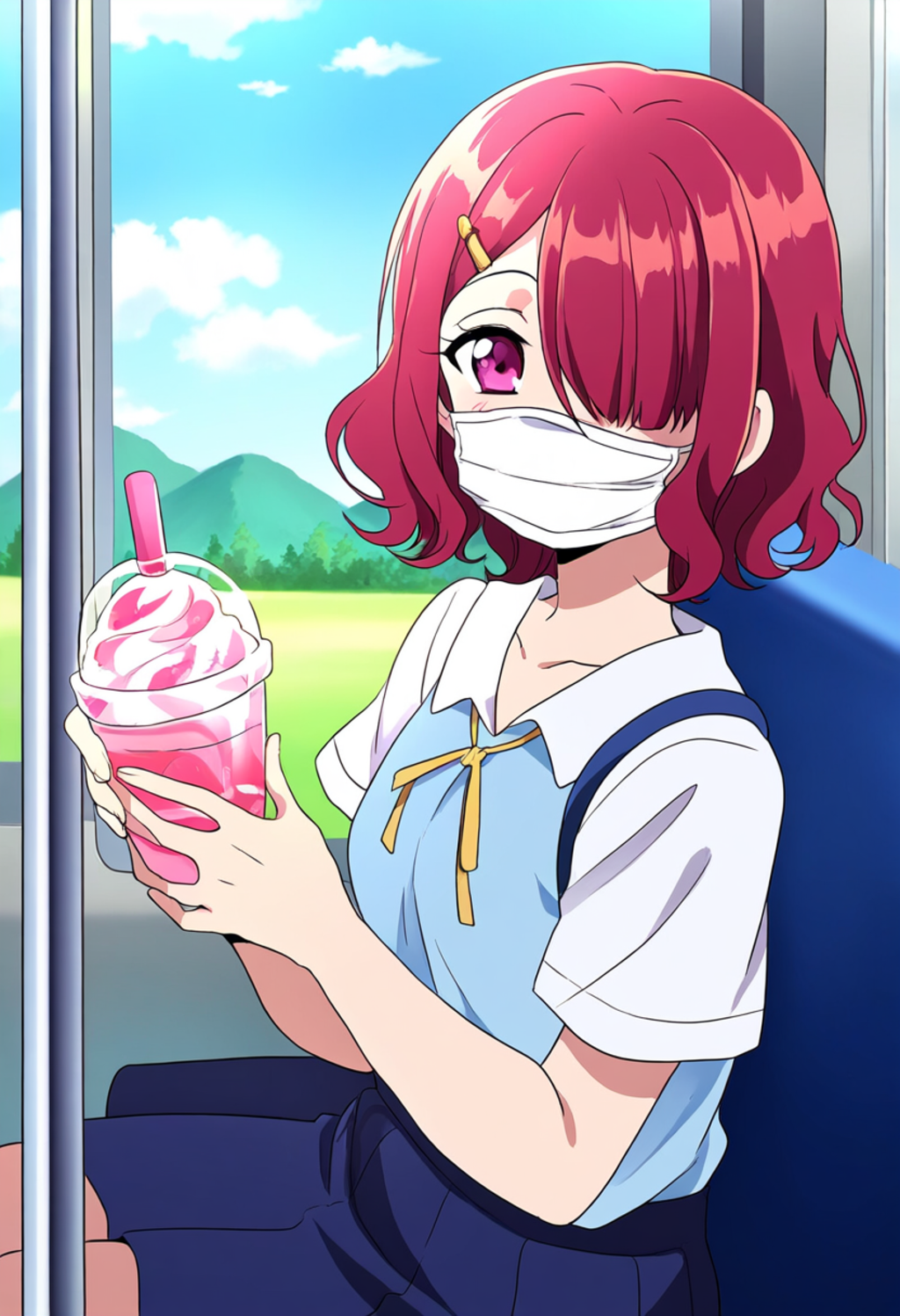 いちごフラペチーノ♡