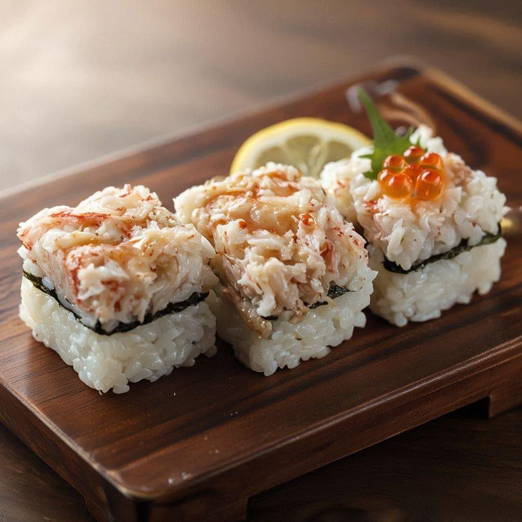 カニの押し寿司