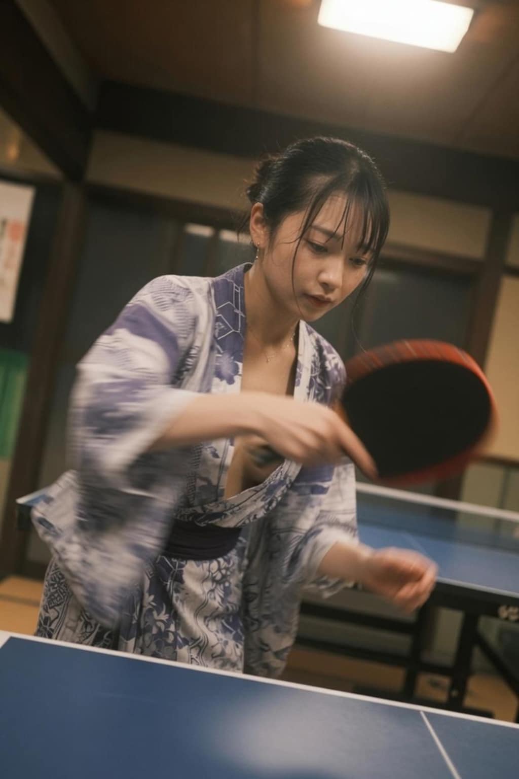 温泉卓球罰ゲーム