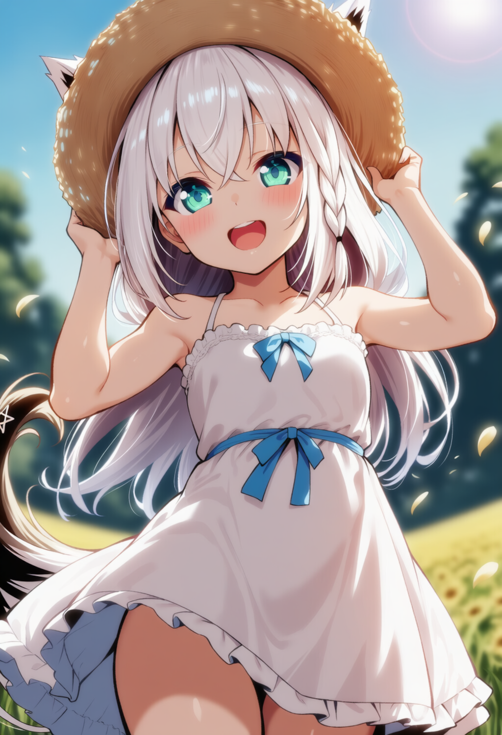 みてみて！かわいいでしょ！（白上フブキ）