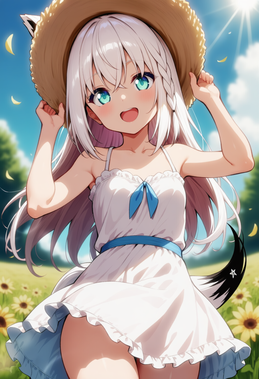 みてみて！かわいいでしょ！（白上フブキ）