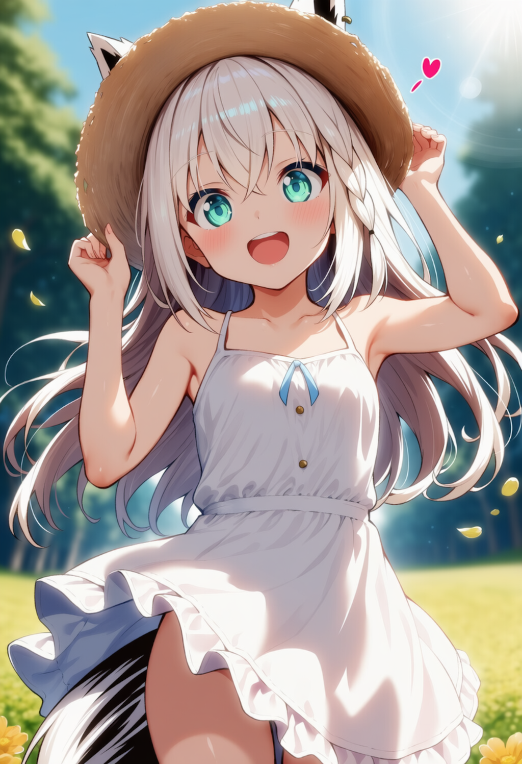 みてみて！かわいいでしょ！（白上フブキ）