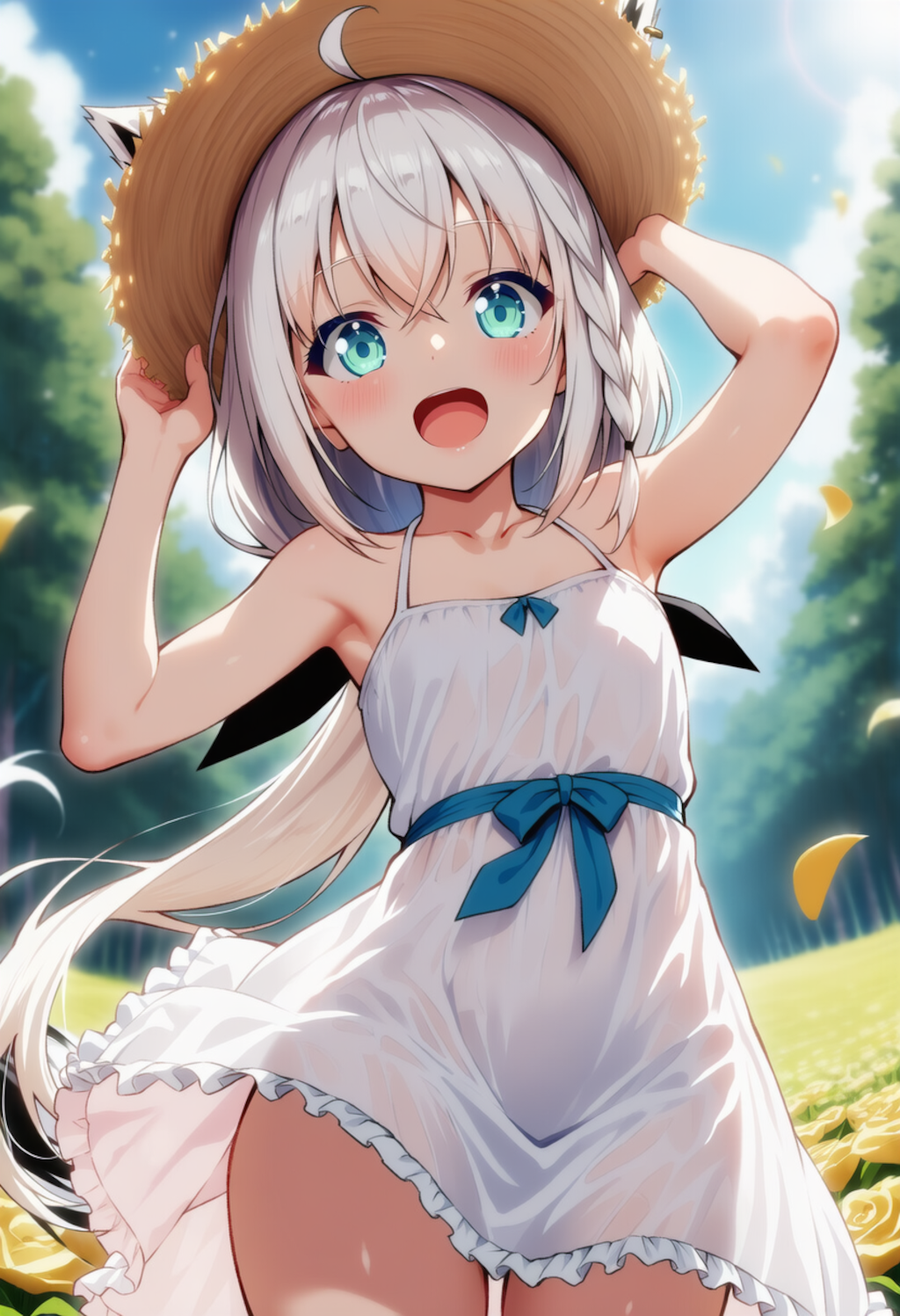 みてみて！かわいいでしょ！（白上フブキ）