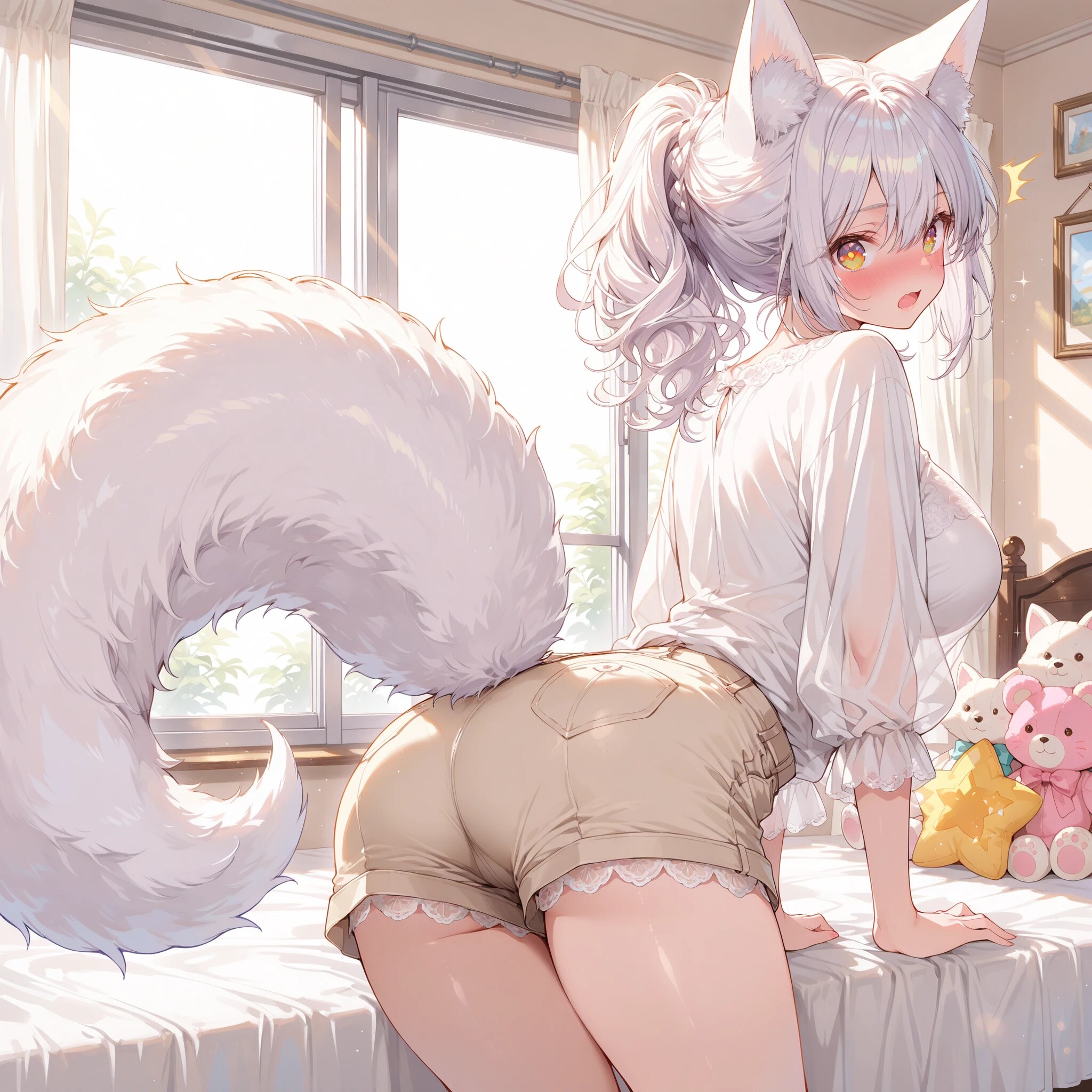 えっ、尻尾触りたいの？