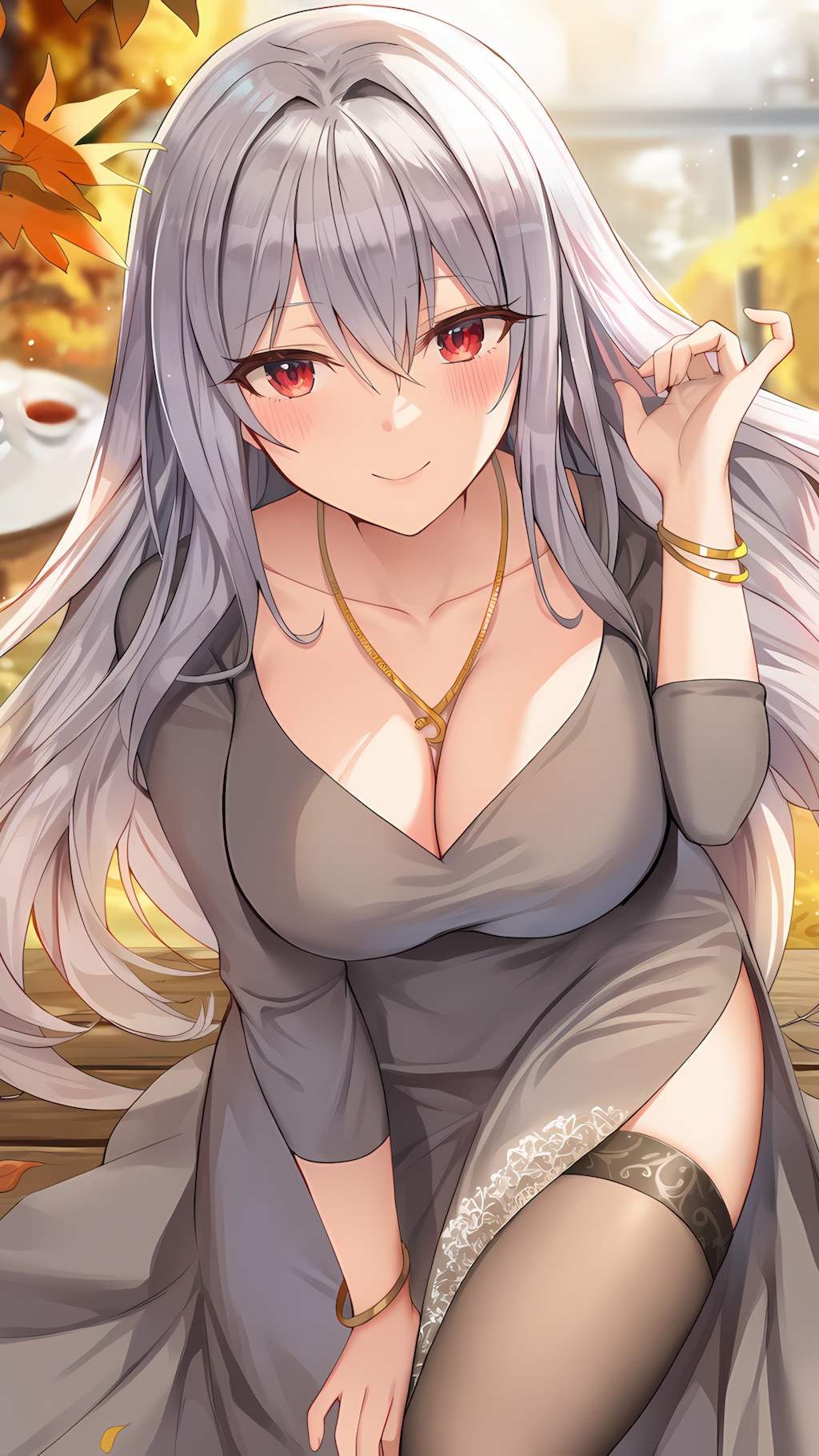 🍁ミレナさんの秋カフェデート💕 テラスで優しい誘惑の午後…