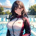 プールサイドの先輩 3枚目