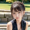グラビア（黒の服）私服 2枚目