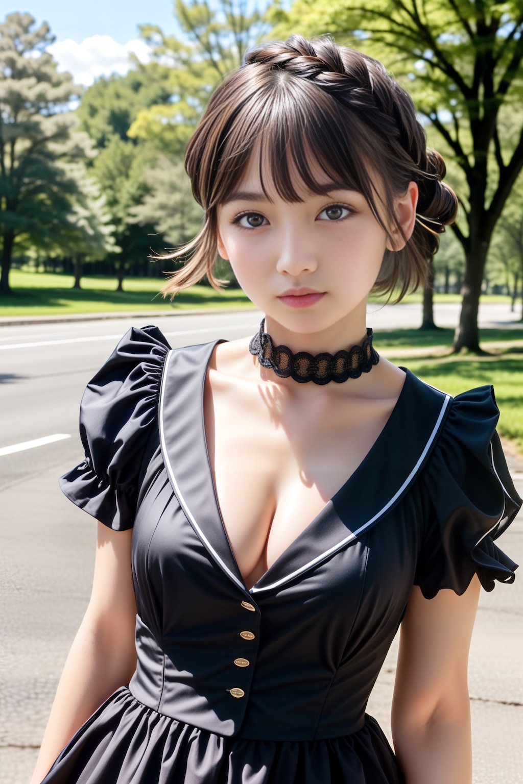 グラビア（黒の服）私服