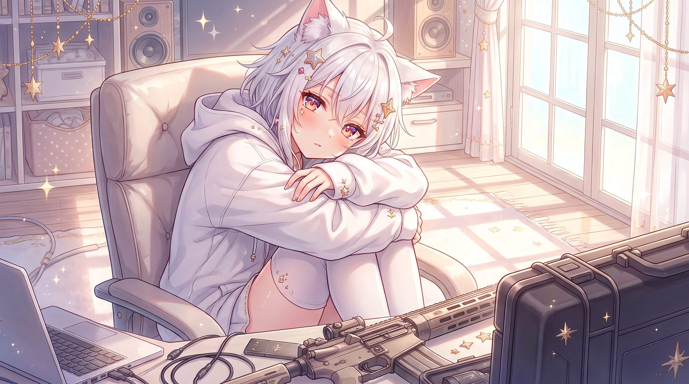 白猫銀弾暁窓譚 | の人気AIイラスト・グラビア
