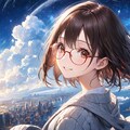 眼鏡女子 楓の雲の国 2枚目