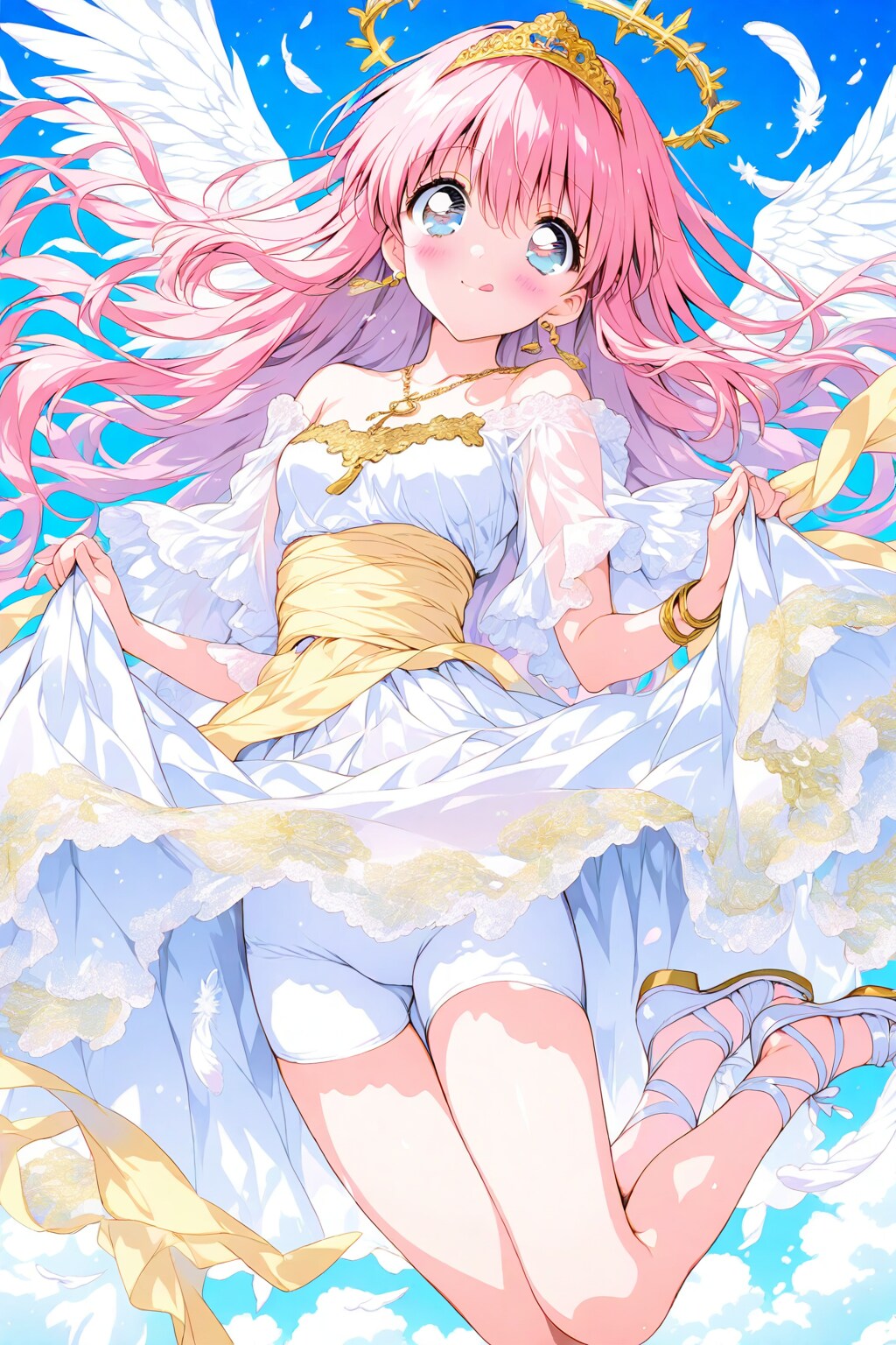 天使は履いているのか？履いてないのか？