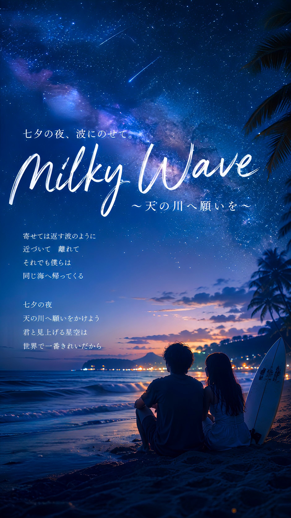 天の川へ願いを