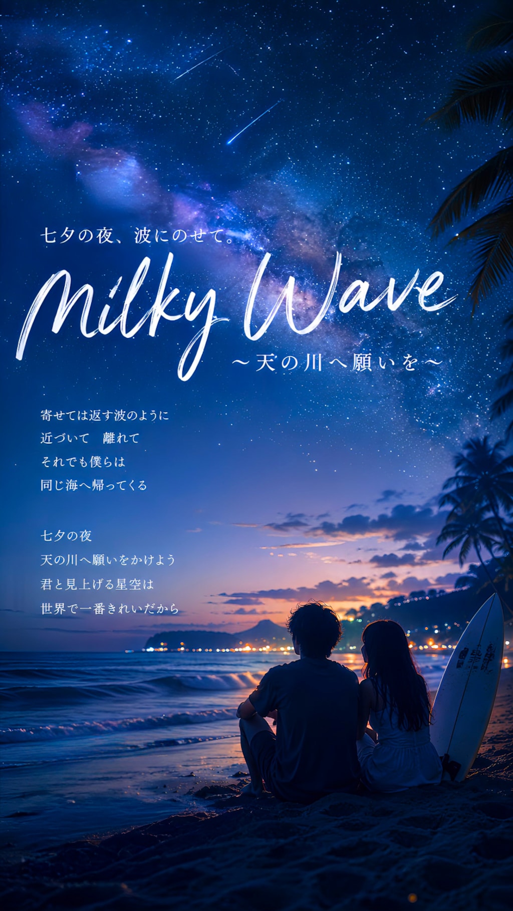 天の川へ願いを