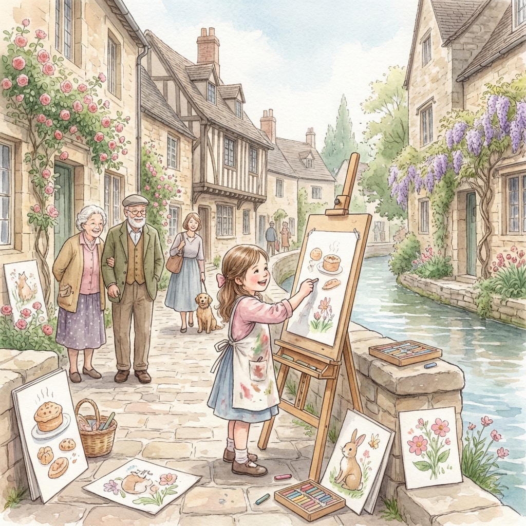 パステル売りの少女 | の人気AIイラスト・グラビア