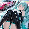 レースクイーンコスのミクさん♪3 10枚目