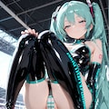 レースクイーンコスのミクさん♪3 9枚目