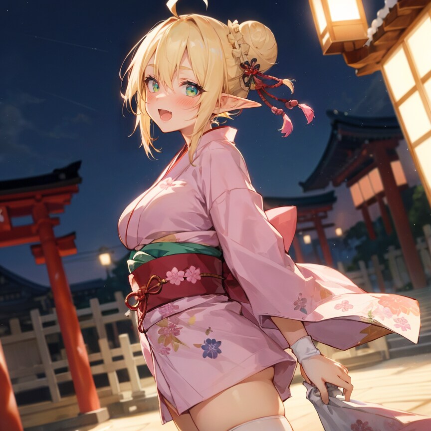 丈が短すぎるエルフさん