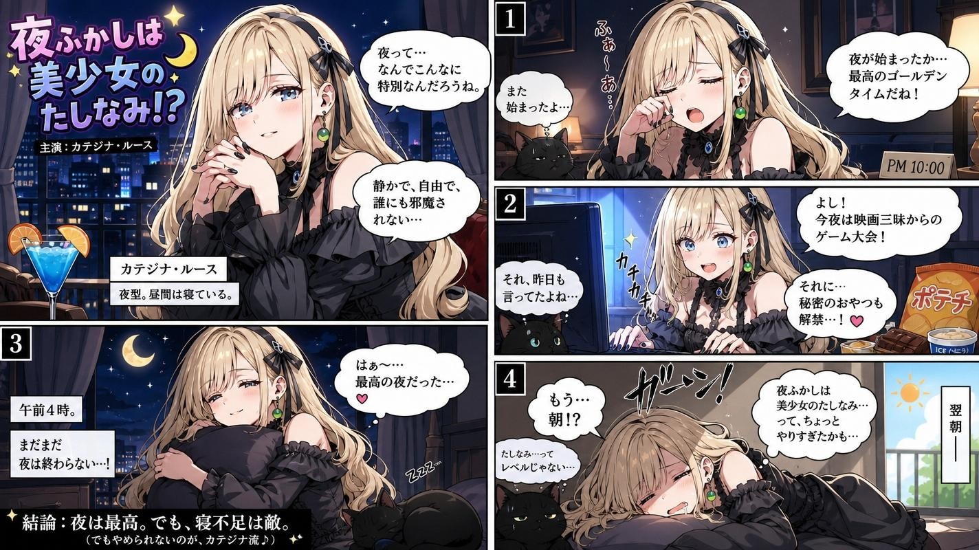 夜ふかしですよカテジナさん。 | の人気AIイラスト・グラビア