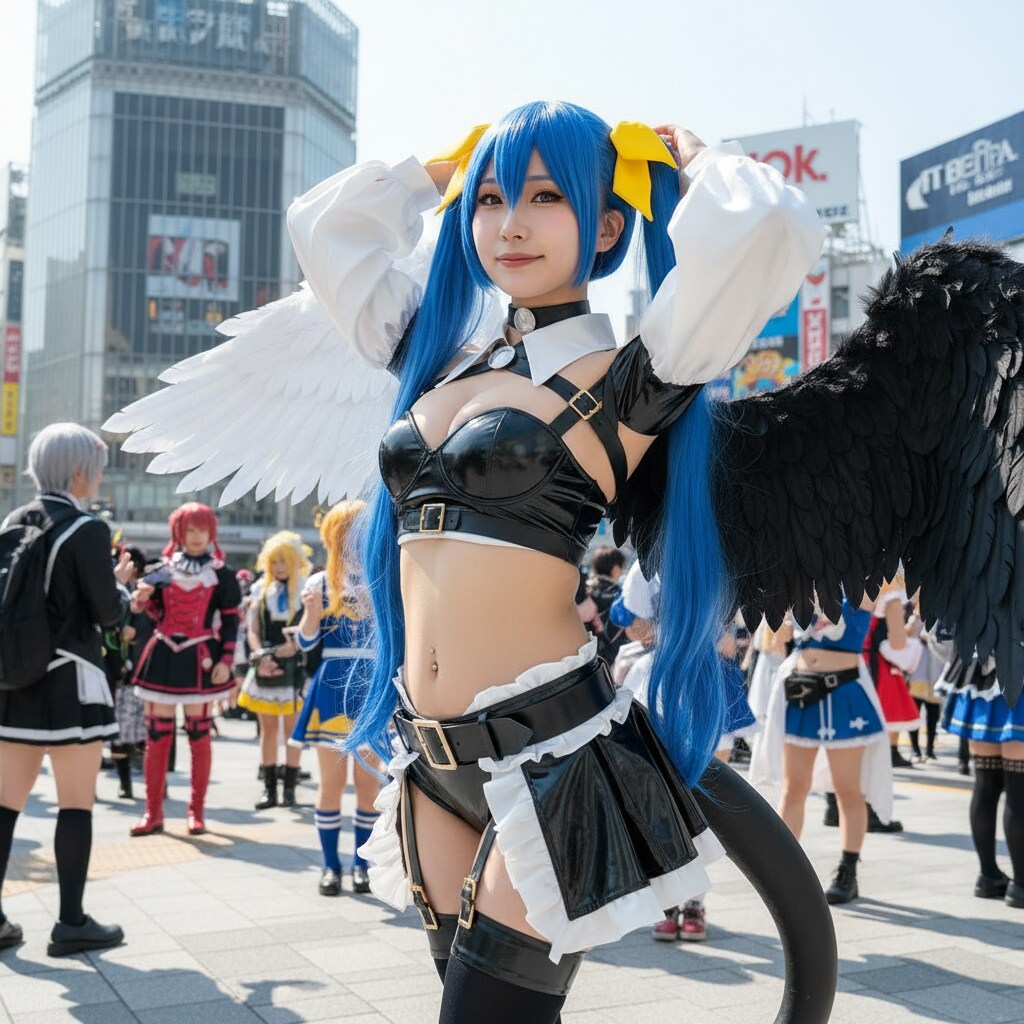 青ツイさん。コスプレ