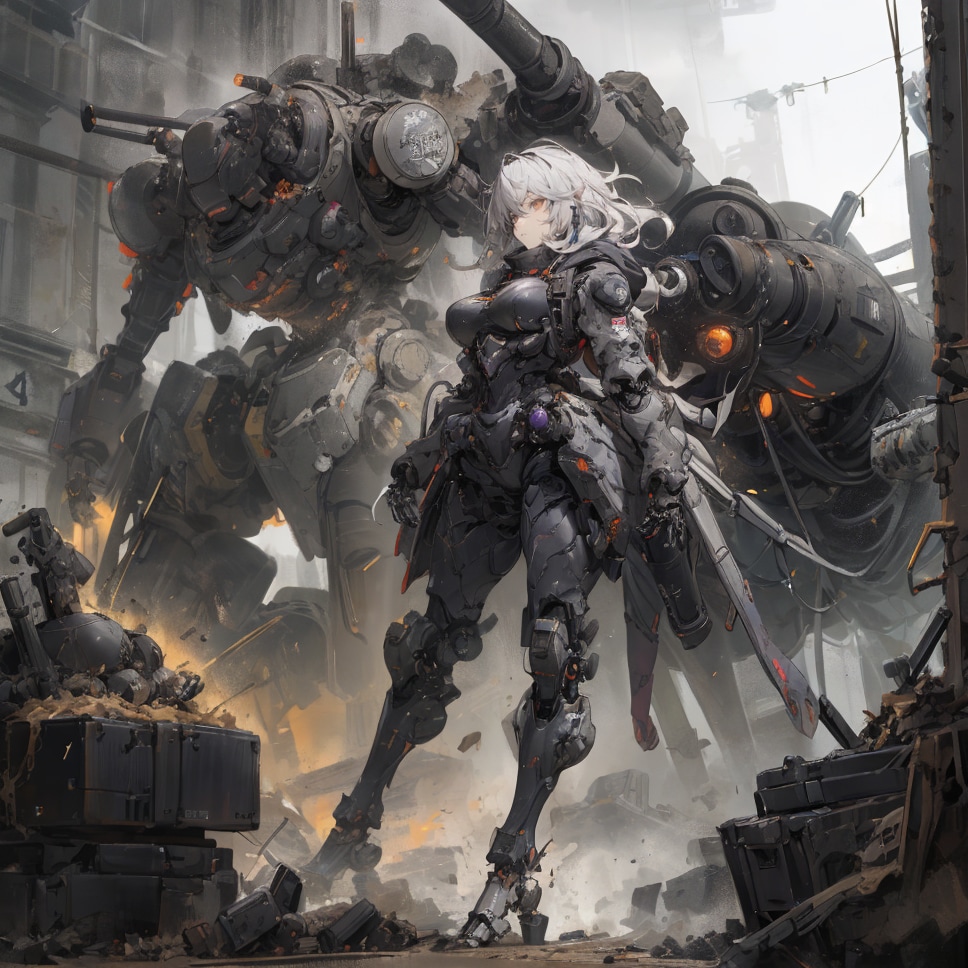 Girl and Robot1032 | の人気AIイラスト・グラビア